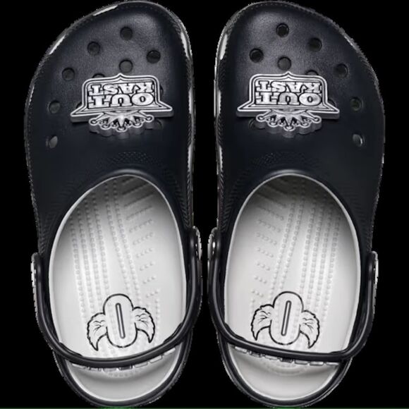 NEW NWT Crocs x Outkast Classic Clog Clogs Black & White Size Womens 10 Men\'s 10 main image 7